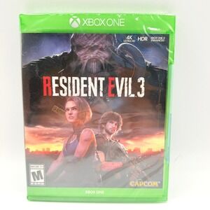 Capcom Resident Evil 3 Xbox One Game New Sealed 4K HDR Survival Horror Remake